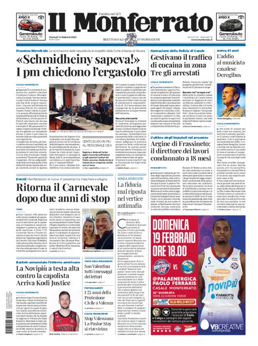 Il Monferrato - Edizione 12 del 14/02/2023